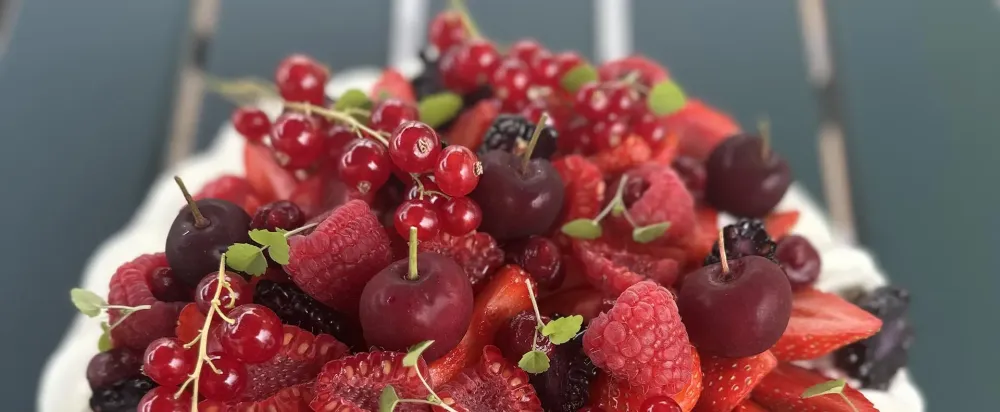 patisserie au fruits rouge